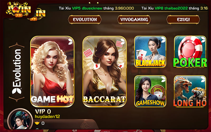 Tổng quan về sảnh chơi Casino iWin